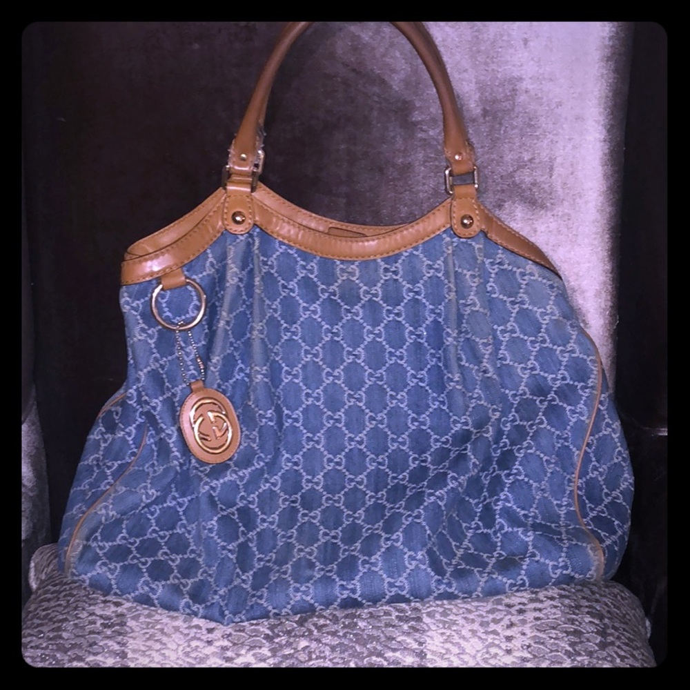 Authentic Denim Gucci Tote bag
